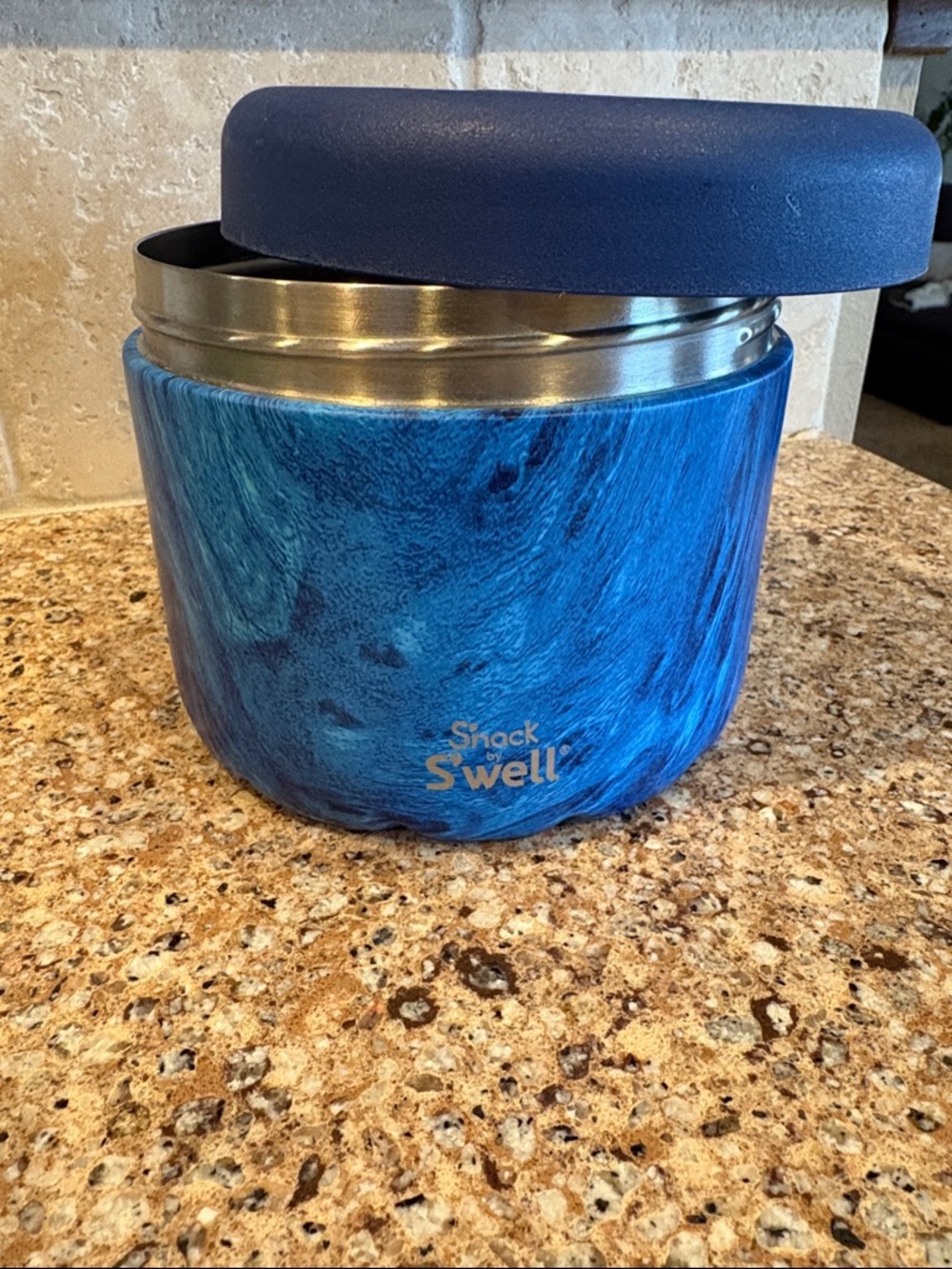 S'well Blue Marble Insulated Food Container